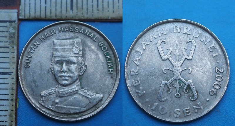 2006 - 10 sen - Brunej, Haji Hassanal Bolkiah