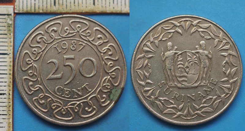 1987 - 250 cent - Surinam