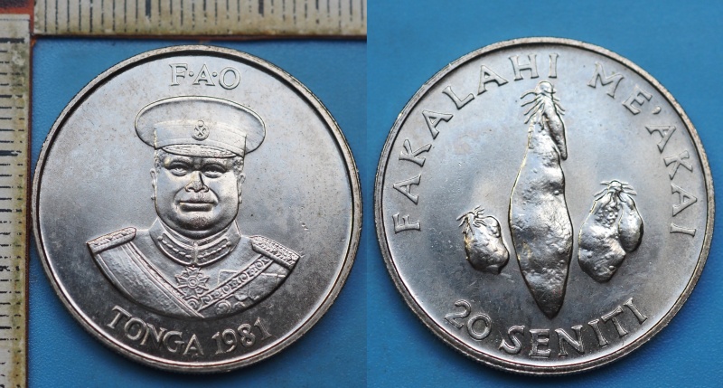 1981 - 20 seniti - Tonga