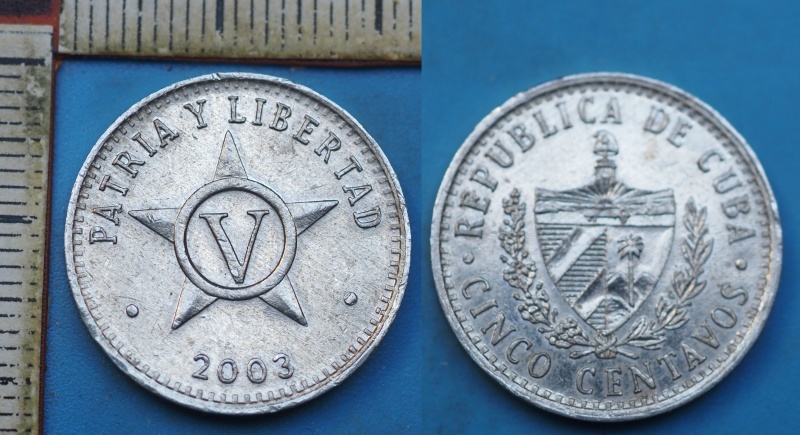 2003 - 5 centavos - Kuba