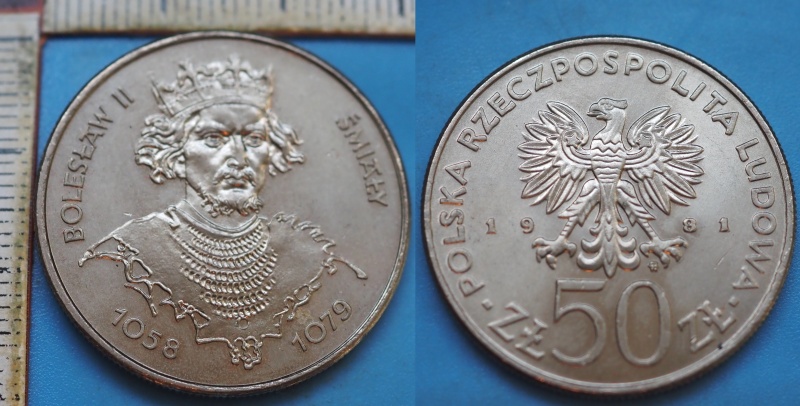 1981 - 50 zlotych - Polsko, Boleslaw II. Smialy