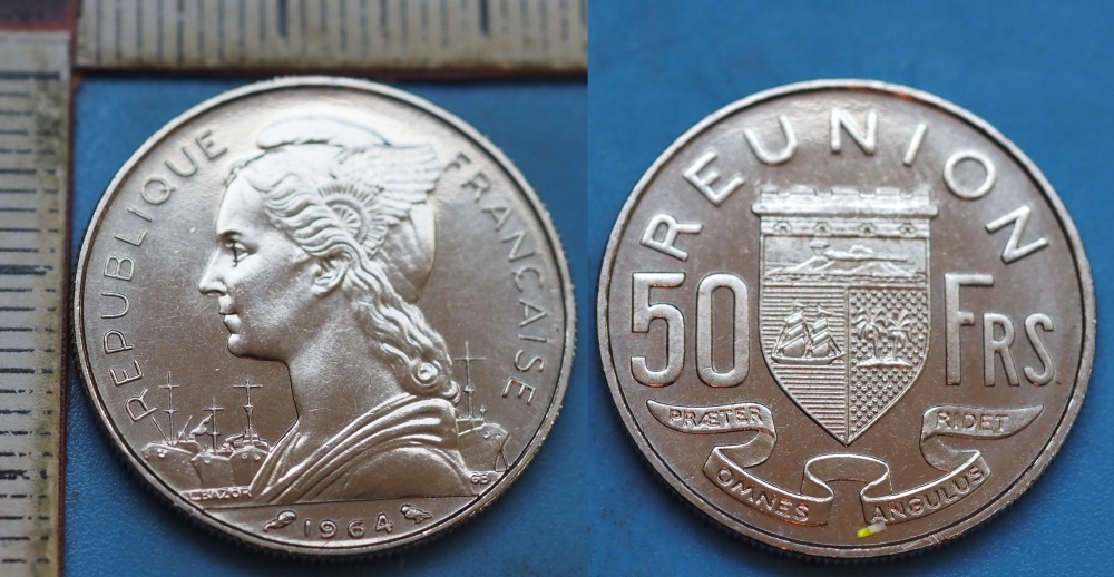 1964 - 50 francs - Francouzský Reunion