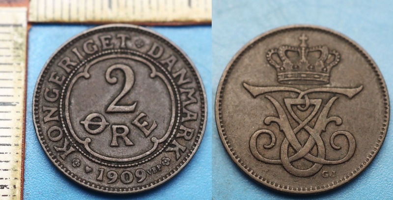 1909 VBP - 2 ore - Frederik VIII., Dánsko
