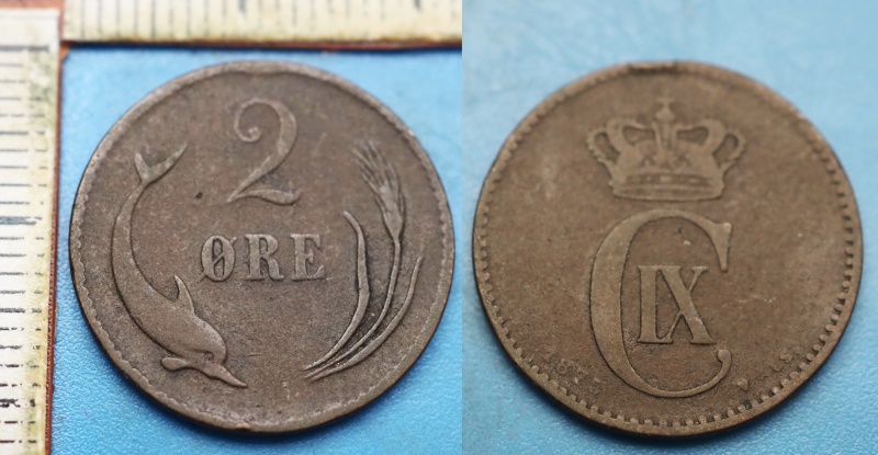 1875 CS - 2 ore - Christián IX., Dánsko