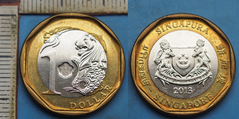 2013 - 1 dollar - Singapur