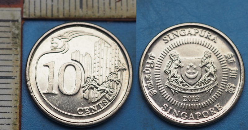 2013 - 10 cents - Singapur