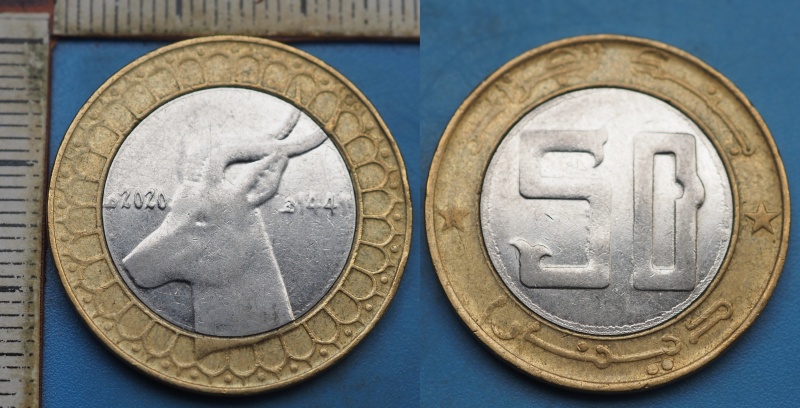 2020 - 50 dinar - Alžír