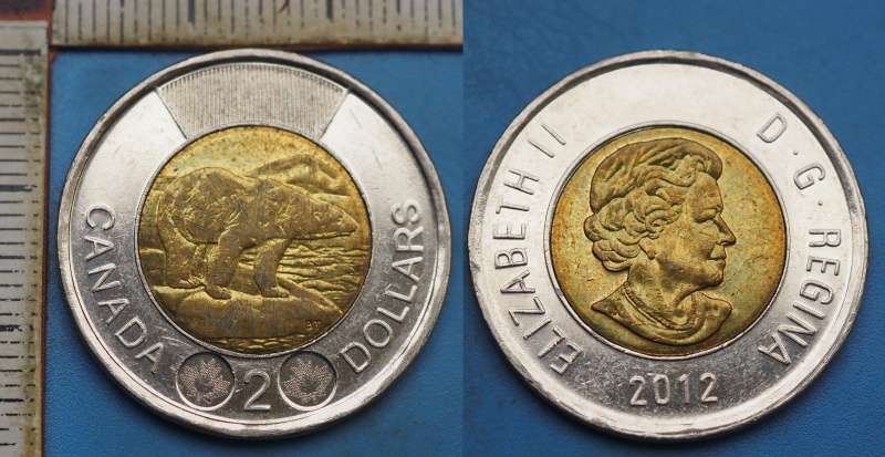 2012 - 2 dollars - Kanada, medvěd
