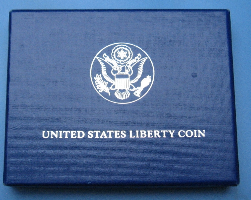 1986 D - half dollar - USA, A Nations of Immigrants, luxus. originál balení