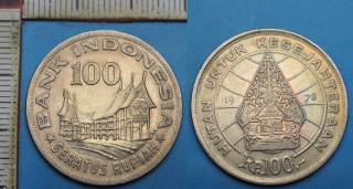 1978 - 100 rupiah - Indonésie, Hutan Untuk Kesejahteraan