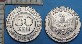 1961 - 50 sen - Indonésie