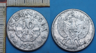 1951 - 10 sen - Indonésie