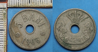 1906 - 5 bani - Rumunsko
