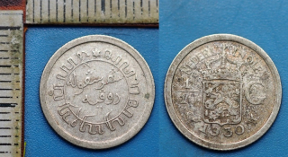 1930 - 1/10 guldenu, stříbro - Nizozemská Východní Indie