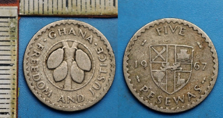 1967 - 5 pesewas - Ghana