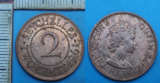 1961 - 2 cents - Britské Seychely