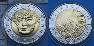 2001 - 25 markkaa - Finsko, Hiihdon MM 2001 Lahti, kapsle