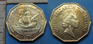 2003 - 1 dollar - Britské Belize