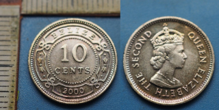 2000 - 10 cents - Britské Belize