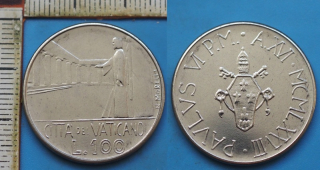 1978 - 100 lir - Vatikán, Pavel VI.