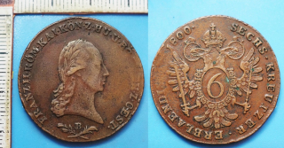 1800 B - 6 krejcar - František I.