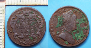 1760 W - 1 kreutzer - Marie Terezie