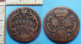 1761 - grešle - Marie Terezie