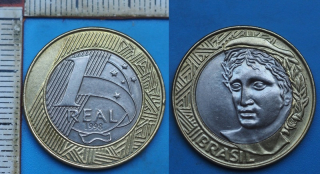 1998 - 1 real - Brazílie