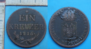 1816 A - 1 kreuzer - František I.