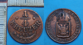 1816 A - 1/4 kreuzer - František I.