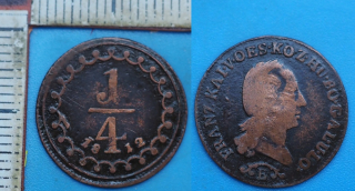 1812 B - 1/4 kreutzer - František I.