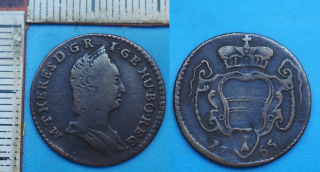 1765 - 1/4 krejcar / fenik - Marie Terezie