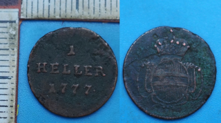 1777 - 1 heller - Marie Terezie
