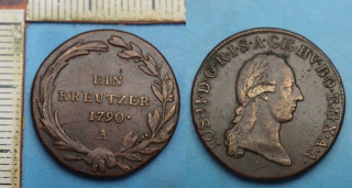 1790 A - 1 kreutzer - Josef II.