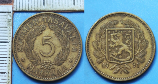 1931 S - 5 markkaa - Finsko
