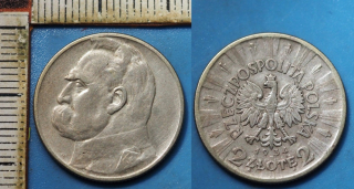 1934 - 2 zlote, stříbro - Polsko, Pilsudski