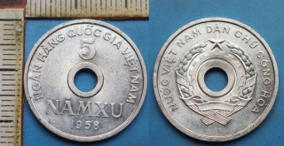 1958 - 5 xu - Severní Vietnam