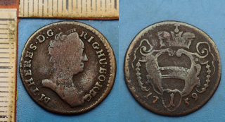1759 - 1/4 krejcar / fenik - Marie Terezie