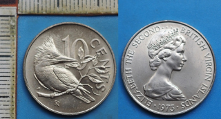 1973 - 10 cents - Britské Panenské ostrovy
