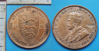 1911 - 1/12 shilling - Jersey, Jiří V.