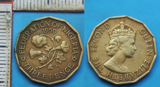 1959 - 3 pence - Britská Nigérie