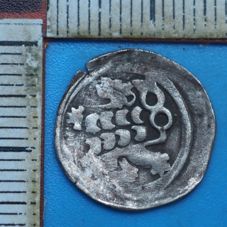 1458-1471 - peníz kruhový, stříbro - Jiří z Poděbrad