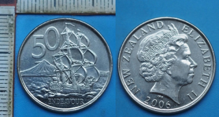 2006 - 50 cents - Nový Zéland, Endeavour