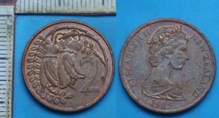1985 - 2 cents - Nový Zéland