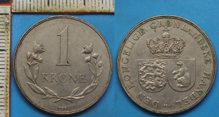 1960 - 1 krone - Grónsko