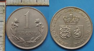 1964 - 1 krone - Grónsko