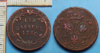 1760 - grešle - Marie Terezie