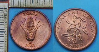 1990 - 1 seniti - Tonga