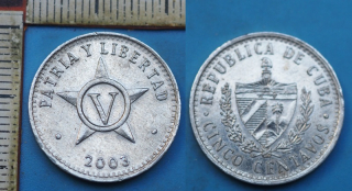 2003 - 5 centavos - Kuba