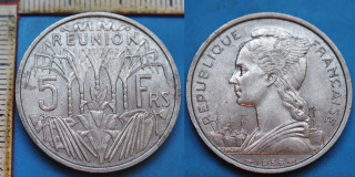 1955 - 5 francs - Francouzský Reunion